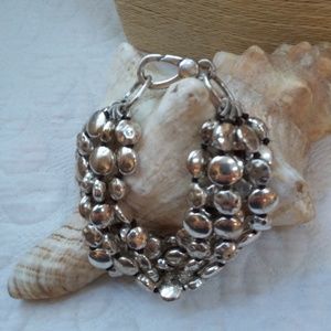 Lucky Brand Jewelry - 5 STRAND Silver tone BRACELET By Lucky Brand Lucky Brand Jewelry - 5 STRAND Silver tone BRACELET By Lucky Brand